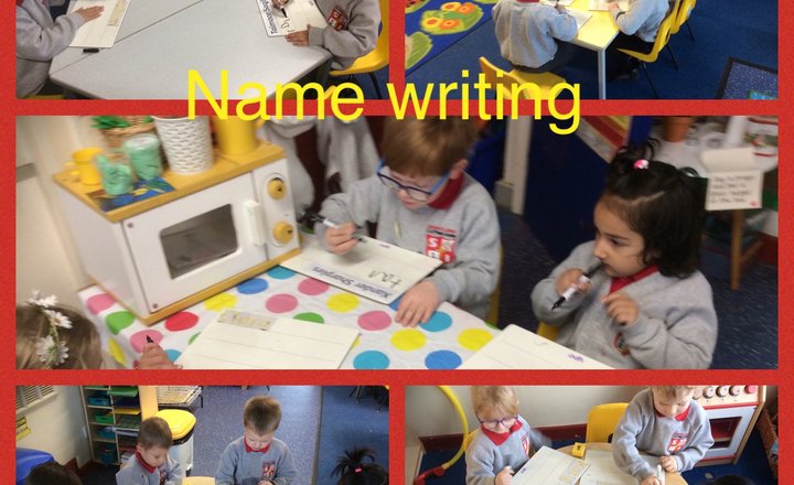 Image of Reception Class - Name Writing