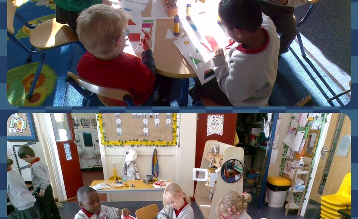 Image of Reception Class - Creating Rockets