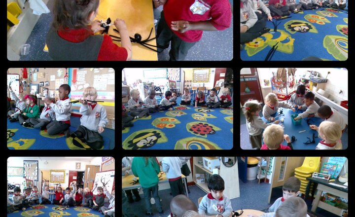 Image of Reception Class - Pompom Spiders