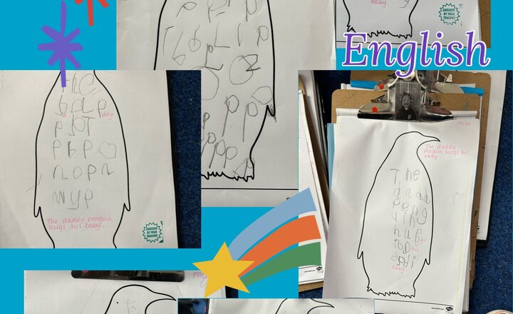 Image of Reception Class - English - Writing about Penguins