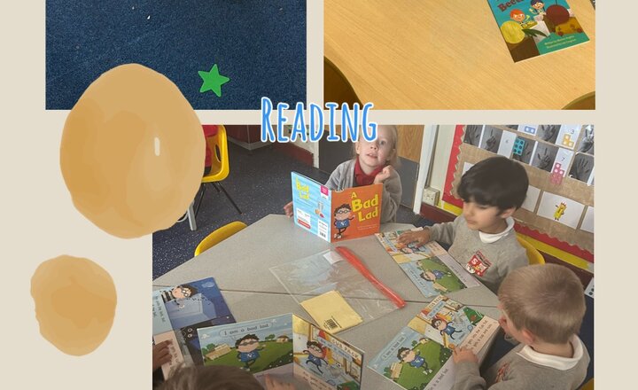 Image of Reception Class - Group Reading
