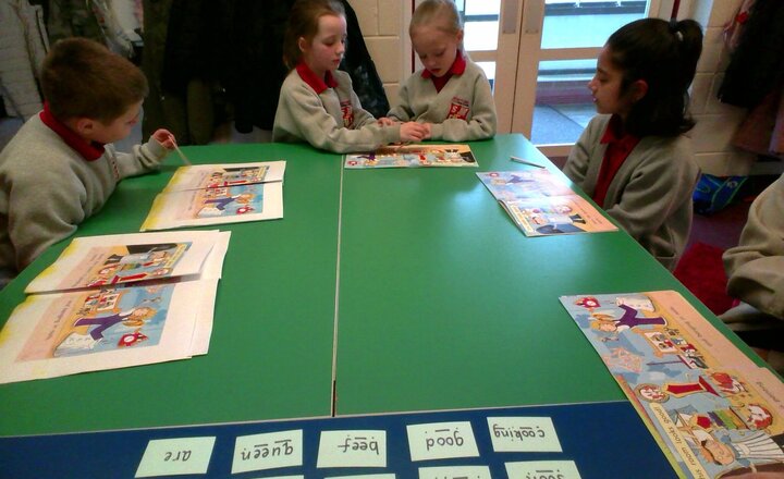Image of Year 3 and Year 4 Guided Reading Group