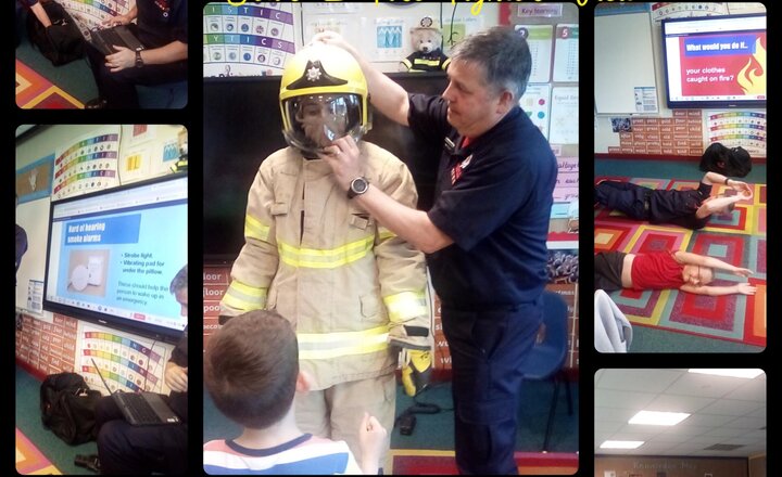 Image of Year 2 Firefighter Visit