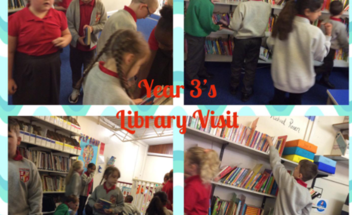 Image of Year 3's Library Visit.