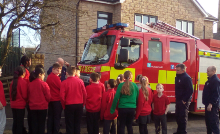 Image of Year 6 - Fire and Road Safety Visit.
