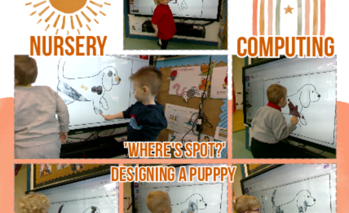 Image of Nursery Class - Computing - 'Where's Spot?', Designing A Puppy.