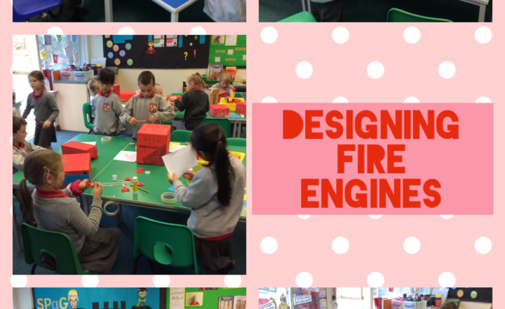 Image of Y2 Designing and Making Fire Engines.